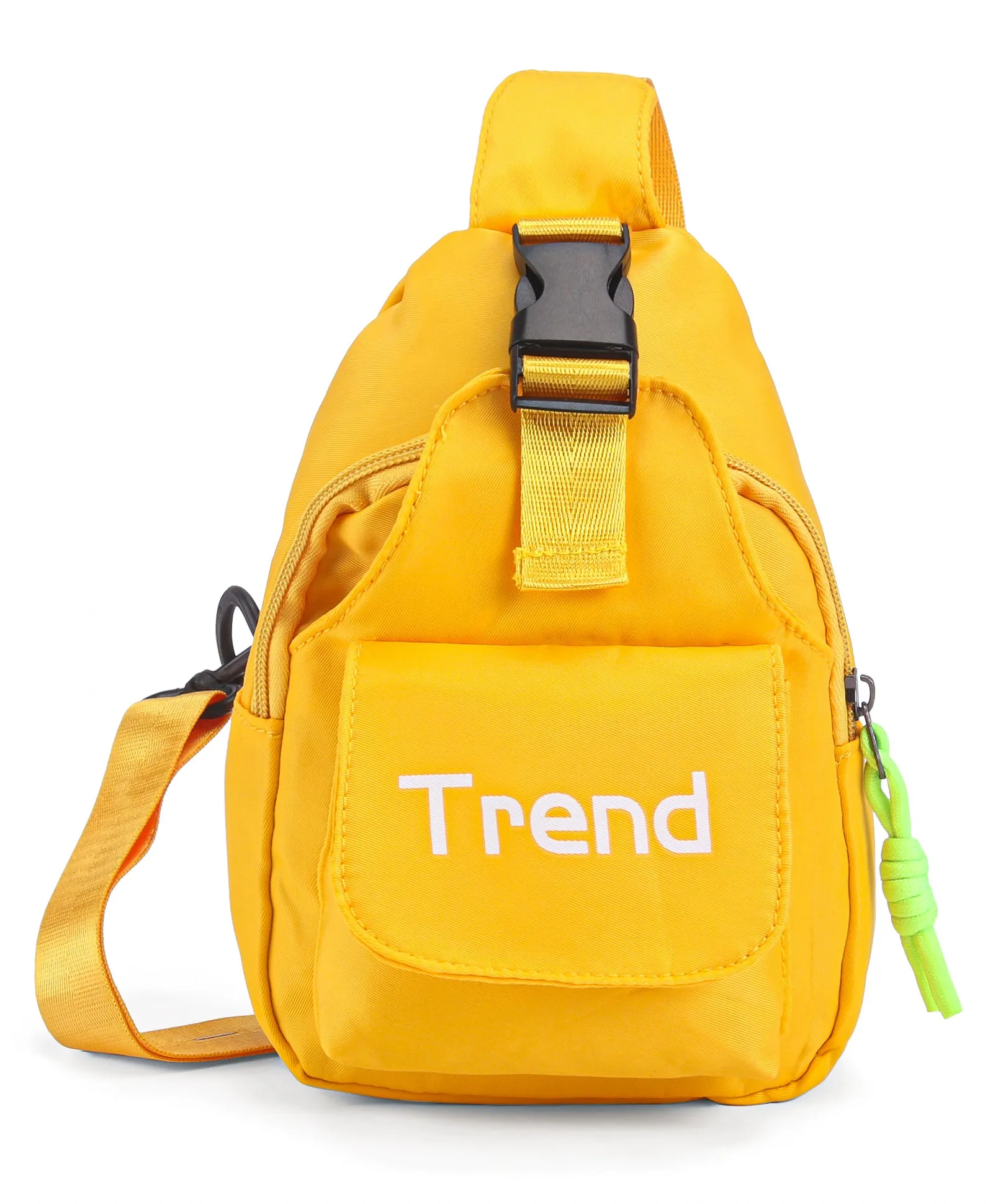Trend Print Cross Body Bag - Yellow