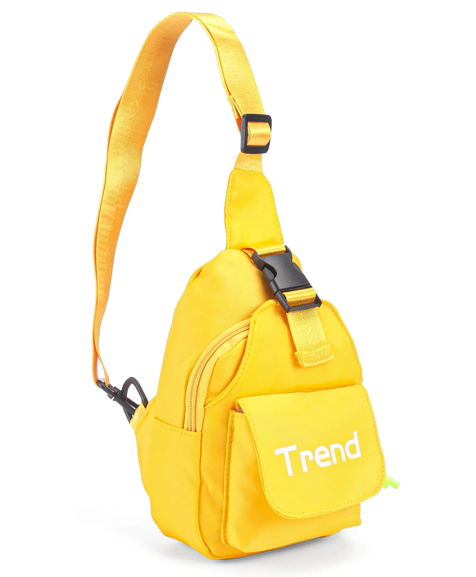 Trend Print Cross Body Bag - Yellow