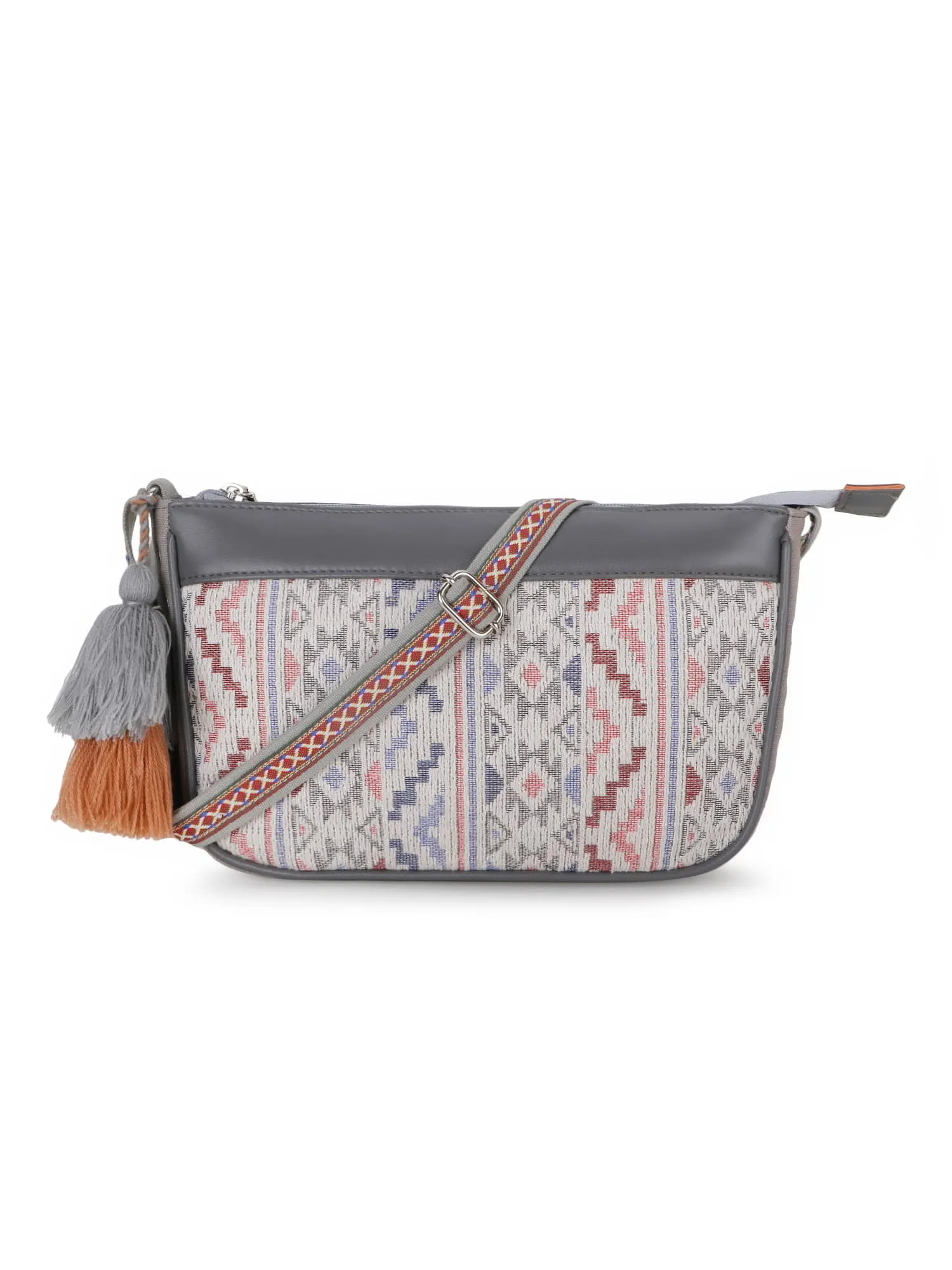 Tribal Cotton Canvas Jaquard Ikat Jacquard Sling Bag