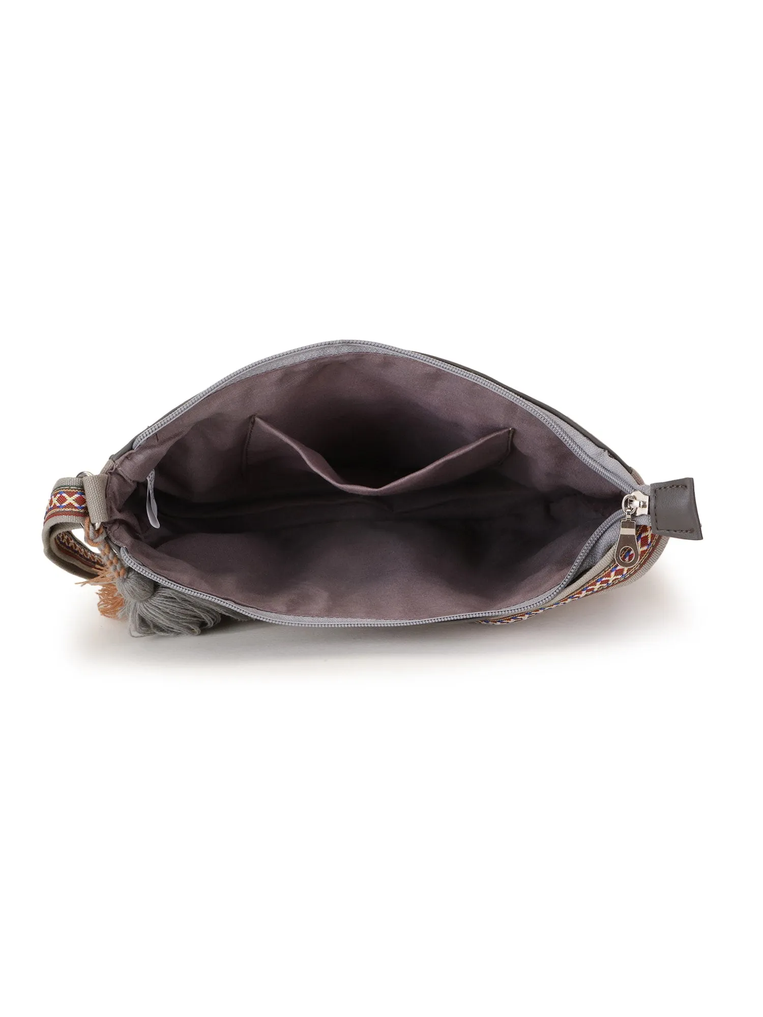 Tribal Cotton Canvas Jaquard Ikat Jacquard Sling Bag