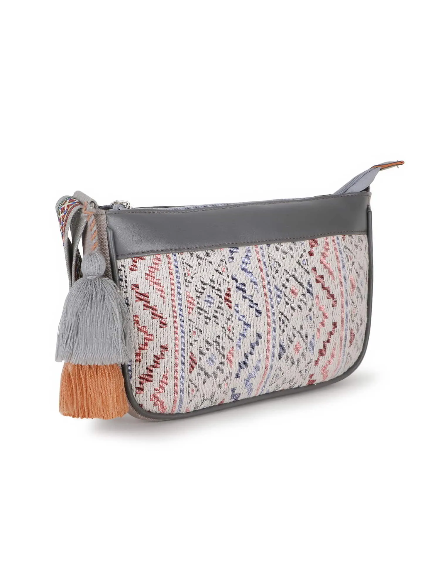 Tribal Cotton Canvas Jaquard Ikat Jacquard Sling Bag