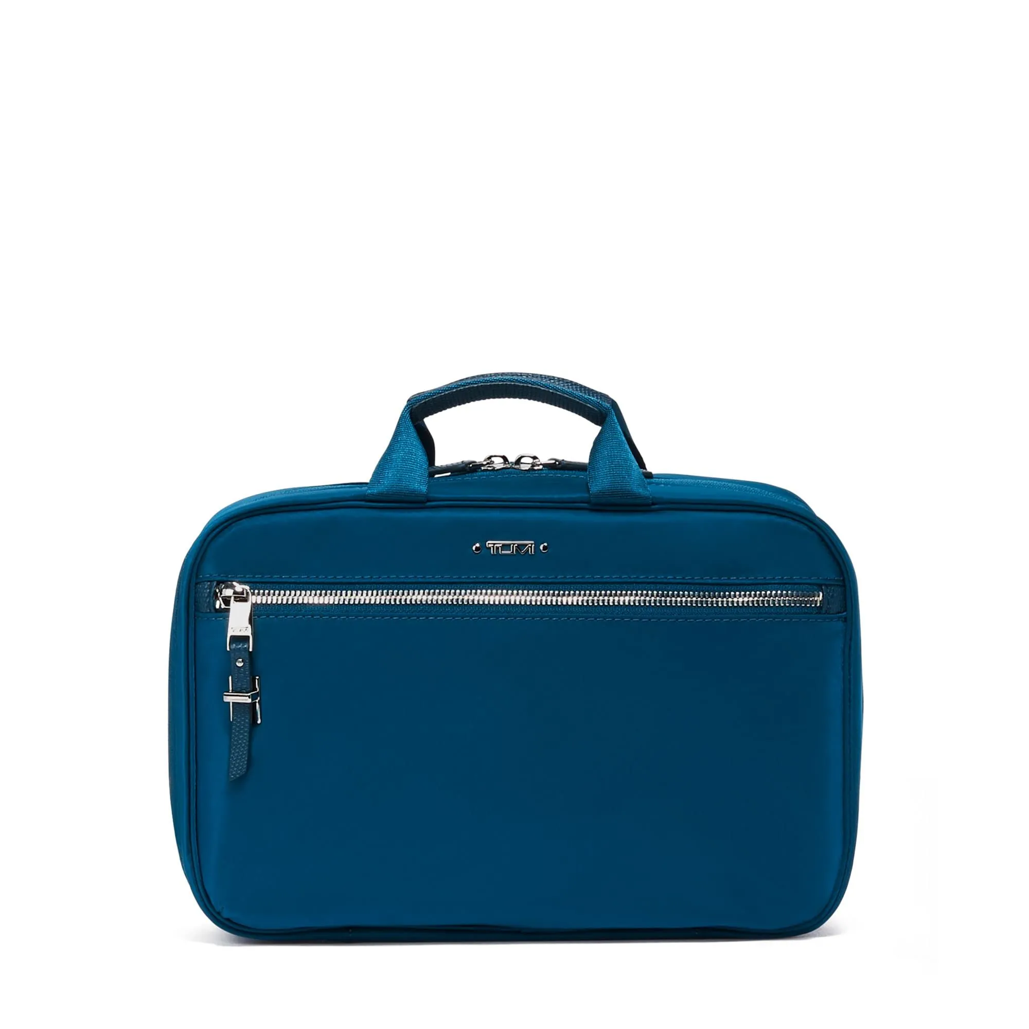 TUMI Women's Madina Cosmetic Bag, Dark Turquoise, Blue, One Size