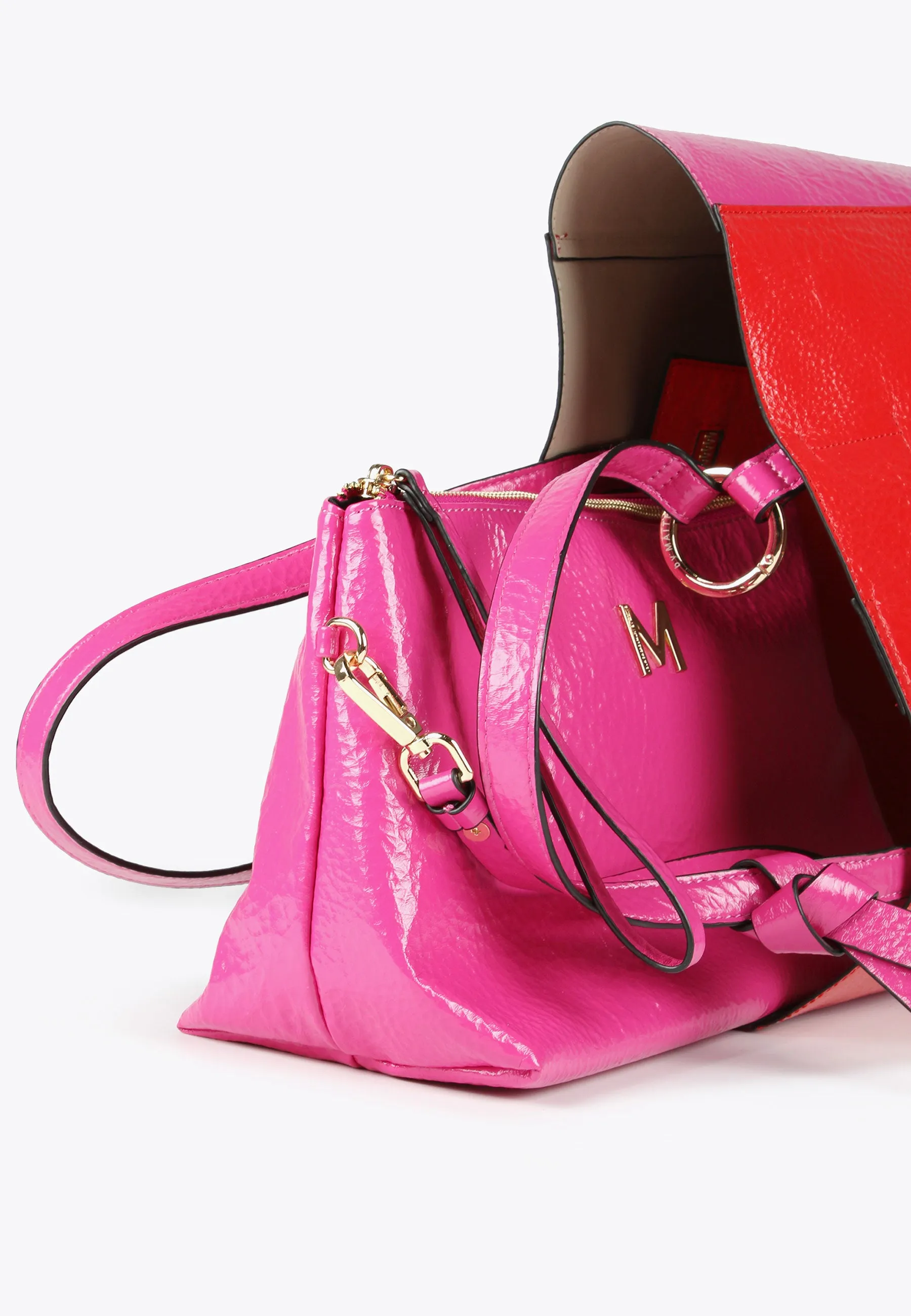 Two-tone tote bag