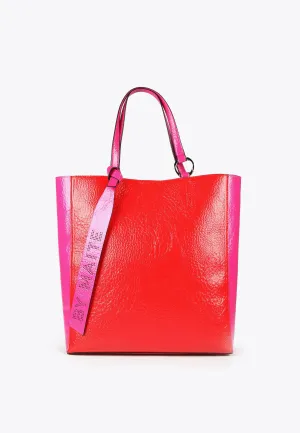 Two-tone tote bag