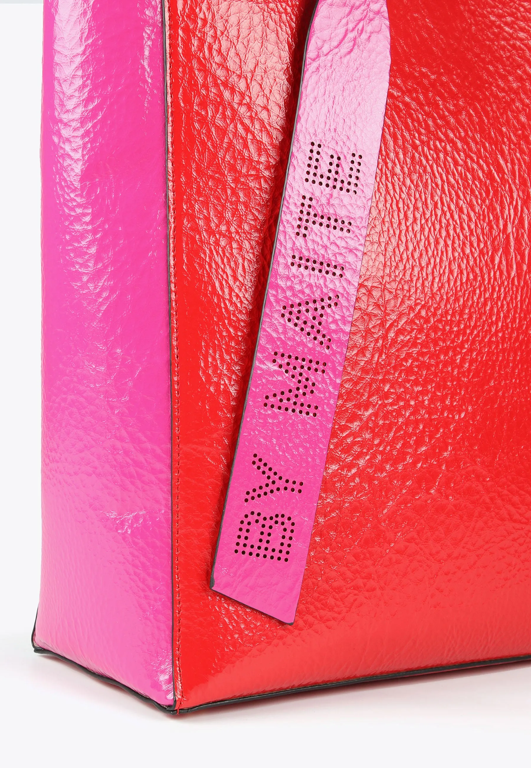 Two-tone tote bag