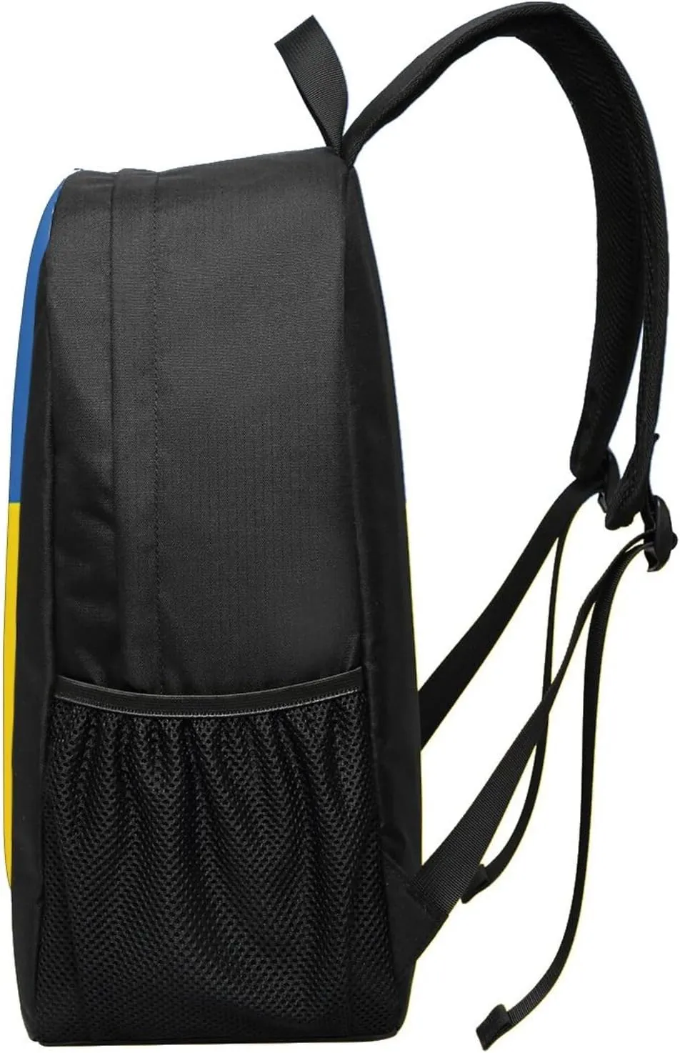 Ukraine Flag Casual Backpacks Sports Backpack Large Capacity Travel Rucksack Laptop Daypack with Multi-Pockets Adjustable Strap Work Bag for Hiking