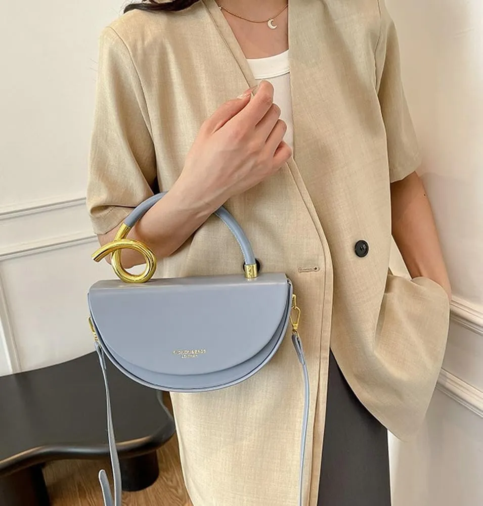 Unique Trendy Solid Color Cross Body Bag Small Exquisite Shoulder Bags Commuter Travel Handbag for Women 2025