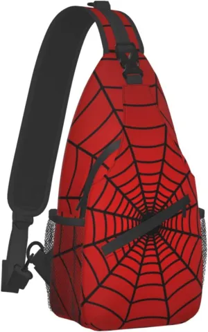 Unisex Crossbody Backpack Small Sling Bag for Men Women Mini One Shoulder Chest Bags Gym Sport Travel Hiking Daypack