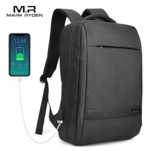 USB Backpack 15.6 inch Laptop Bags For Men