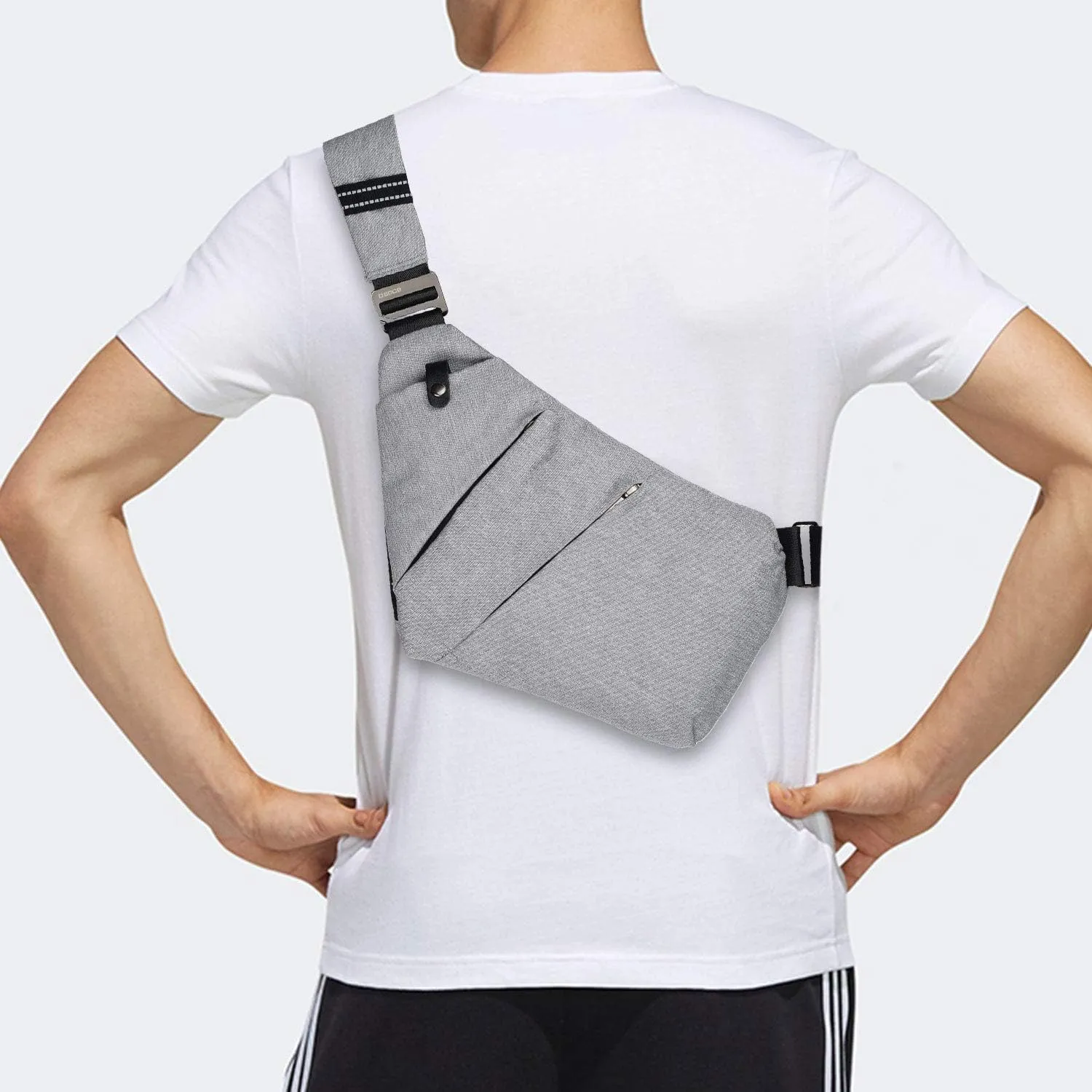 VADOO Sling Bag - Anti-theft Crossbody Shoulder Bag for Men and Women
