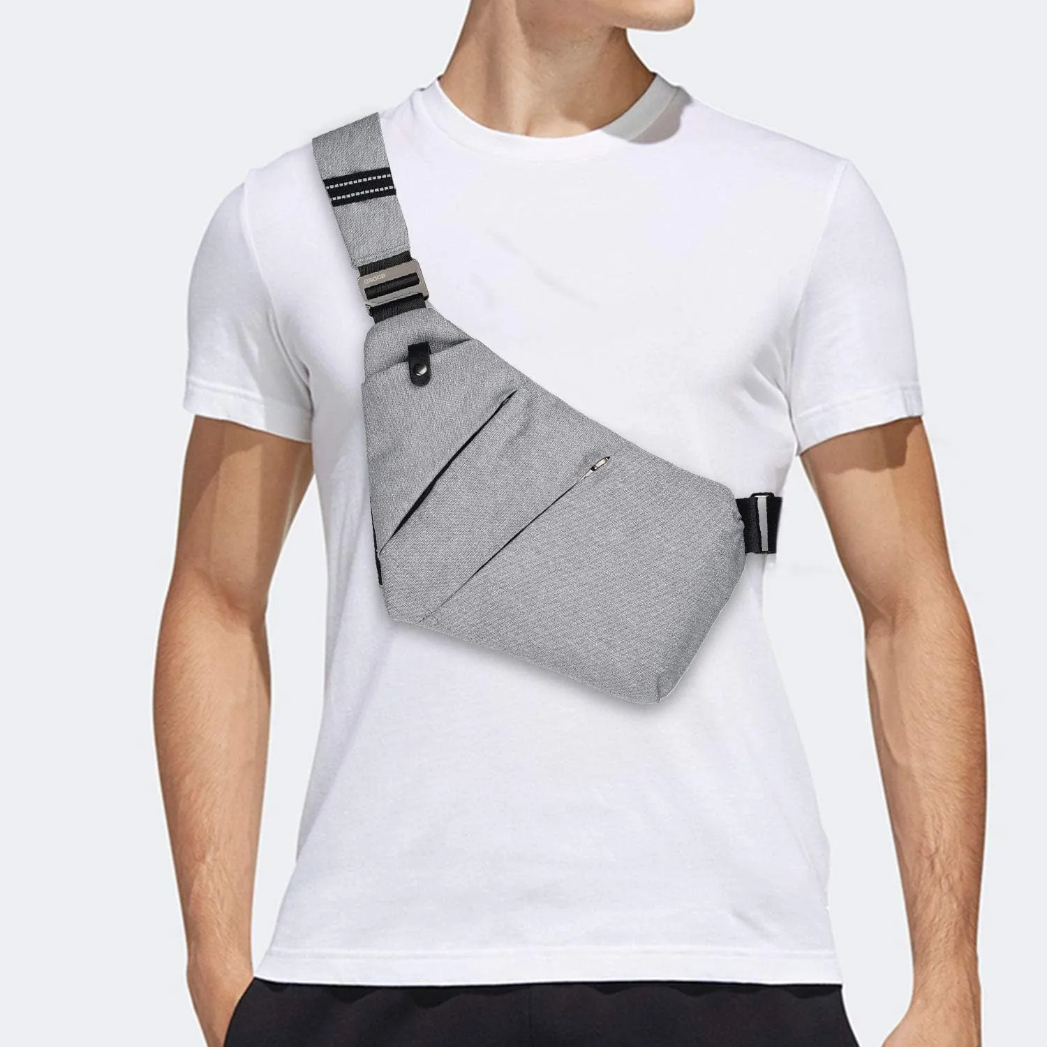 VADOO Sling Bag - Anti-theft Crossbody Shoulder Bag for Men and Women