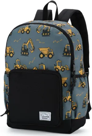 VASCHY Kids backpacks, Cute Lightweight Water Resistant Preschool Backpack for Boys and Girls Chest Strap
