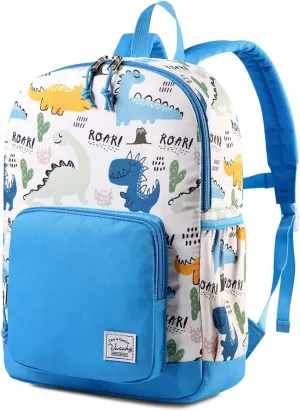 VASCHY Kids backpacks, Cute Lightweight Water Resistant Preschool Backpack for Boys and Girls Chest Strap