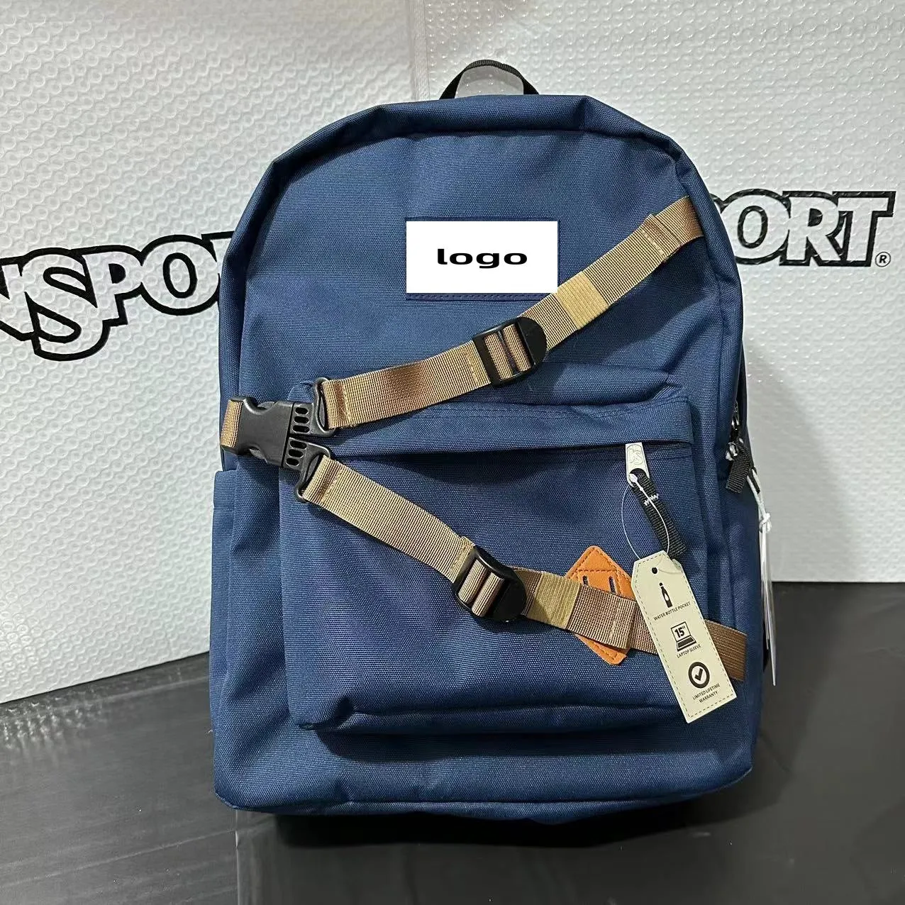 Versatile Support Fixed Solid Color Computer Backpacks