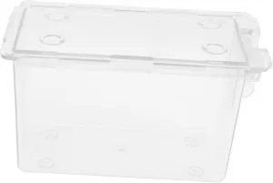 VICASKY Transparent Poker Card Storage Box Organizer for Decks and Compact Design Easy Open Lid for Cards Jewelry Small Items