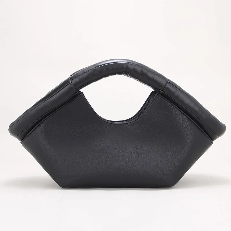 Vicenta Puff Handle Tote Bag - 2 Colors