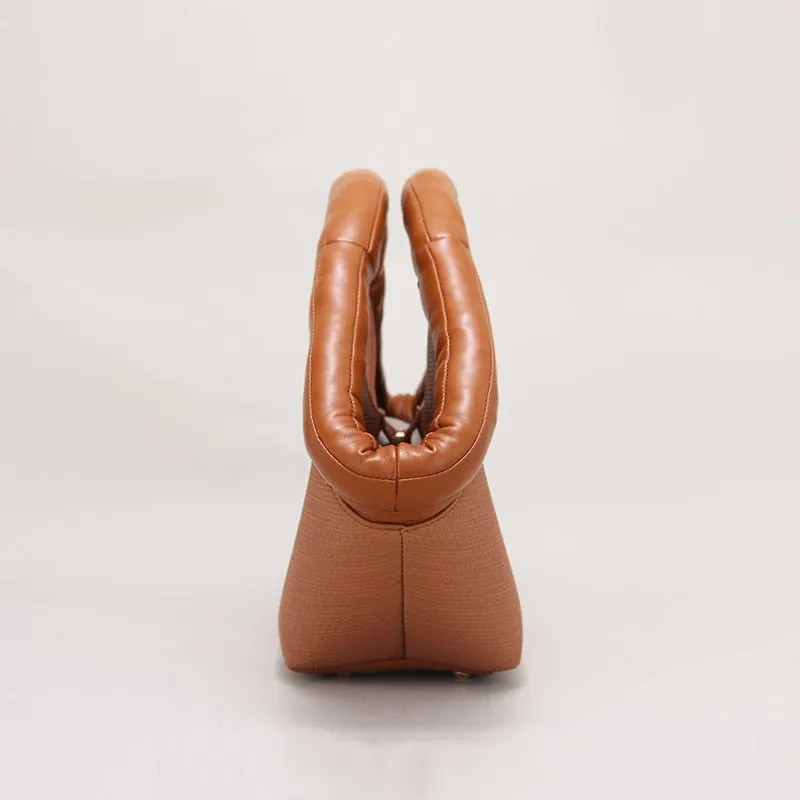 Vicenta Puff Handle Tote Bag - 2 Colors