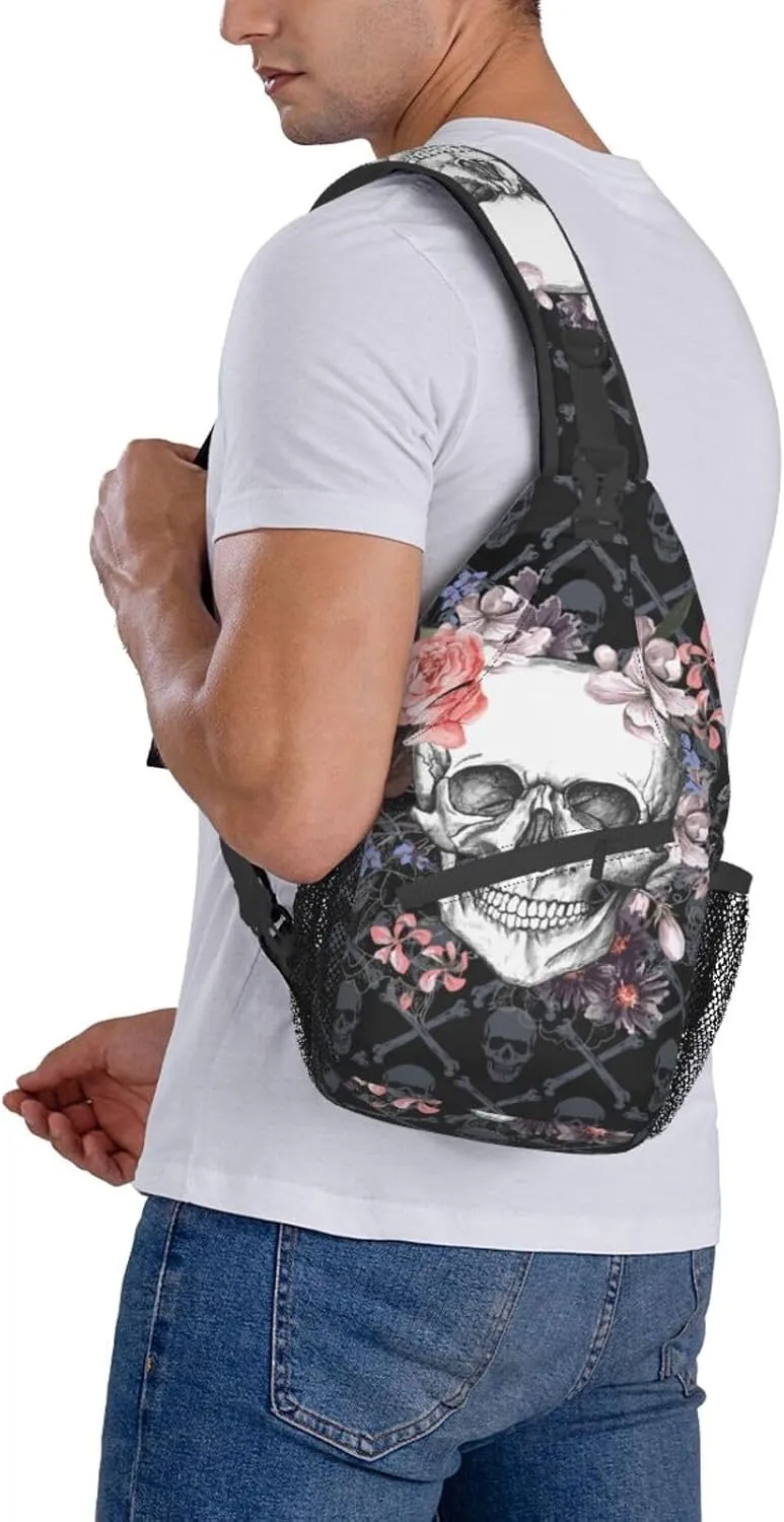 Vintage Elephant Sling Backpack Unisex Crossbody Chest Bag Shoulder Chest Bag For Women Men Hiking Travel