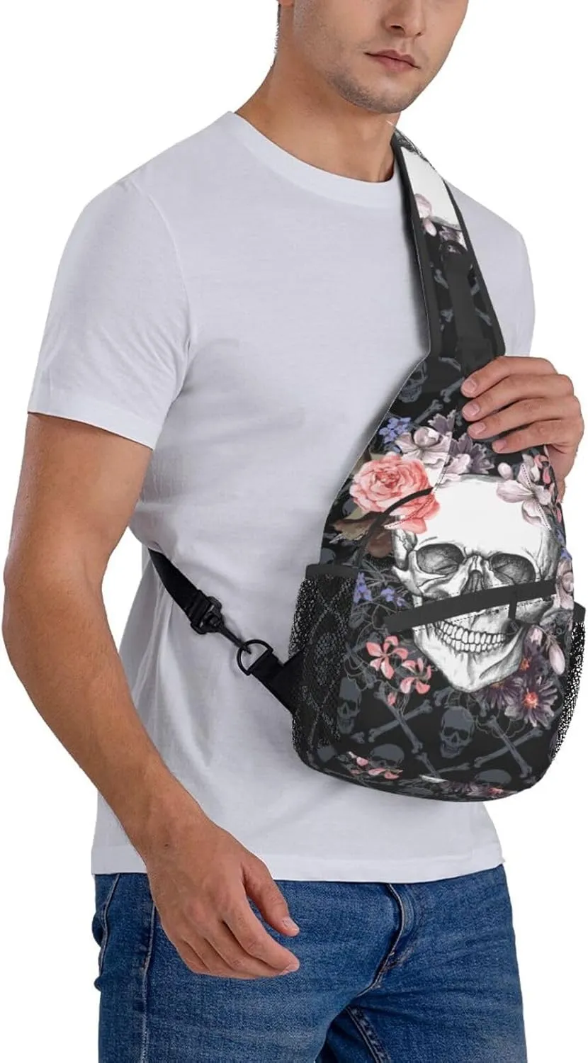 Vintage Elephant Sling Backpack Unisex Crossbody Chest Bag Shoulder Chest Bag For Women Men Hiking Travel