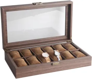 Watch Box Organizer 12 Grid Watch Organizers Large Capacity Watch Storage Box Multifunctional Jewelry Box (excluding Watches) watch case