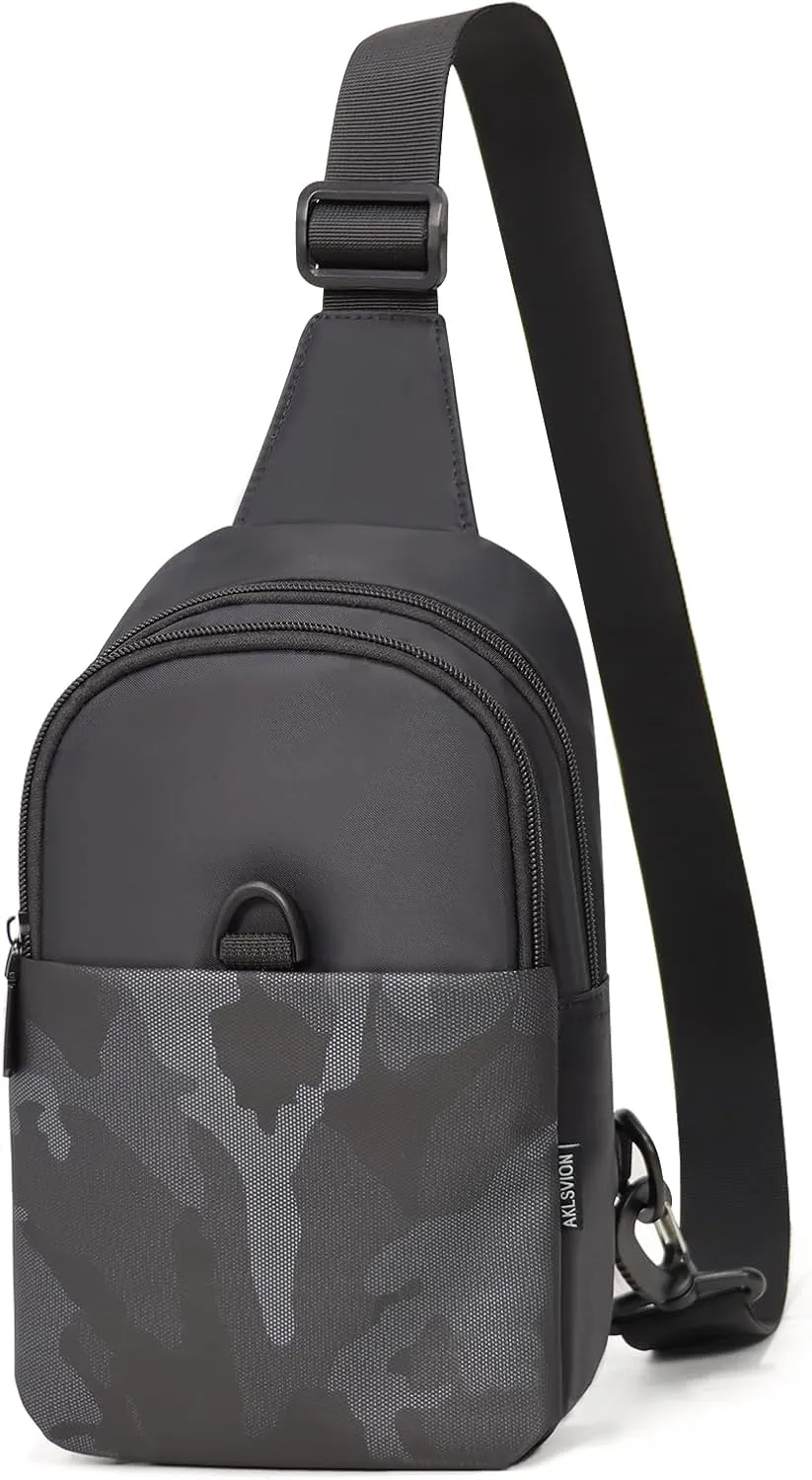 Waterproof Sling Bag Crossbody Bag for Travel Small Chest Bag for Women and Men travel sling bag for men