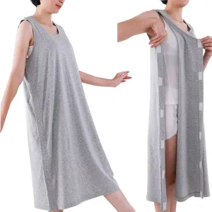 WEEOATAR Unisex Post Shoulder Surgery Shirts Rehab Shirt,Recovery Tear Away T-shirt,Full Open Shirt Dialysis Chemo Clothing