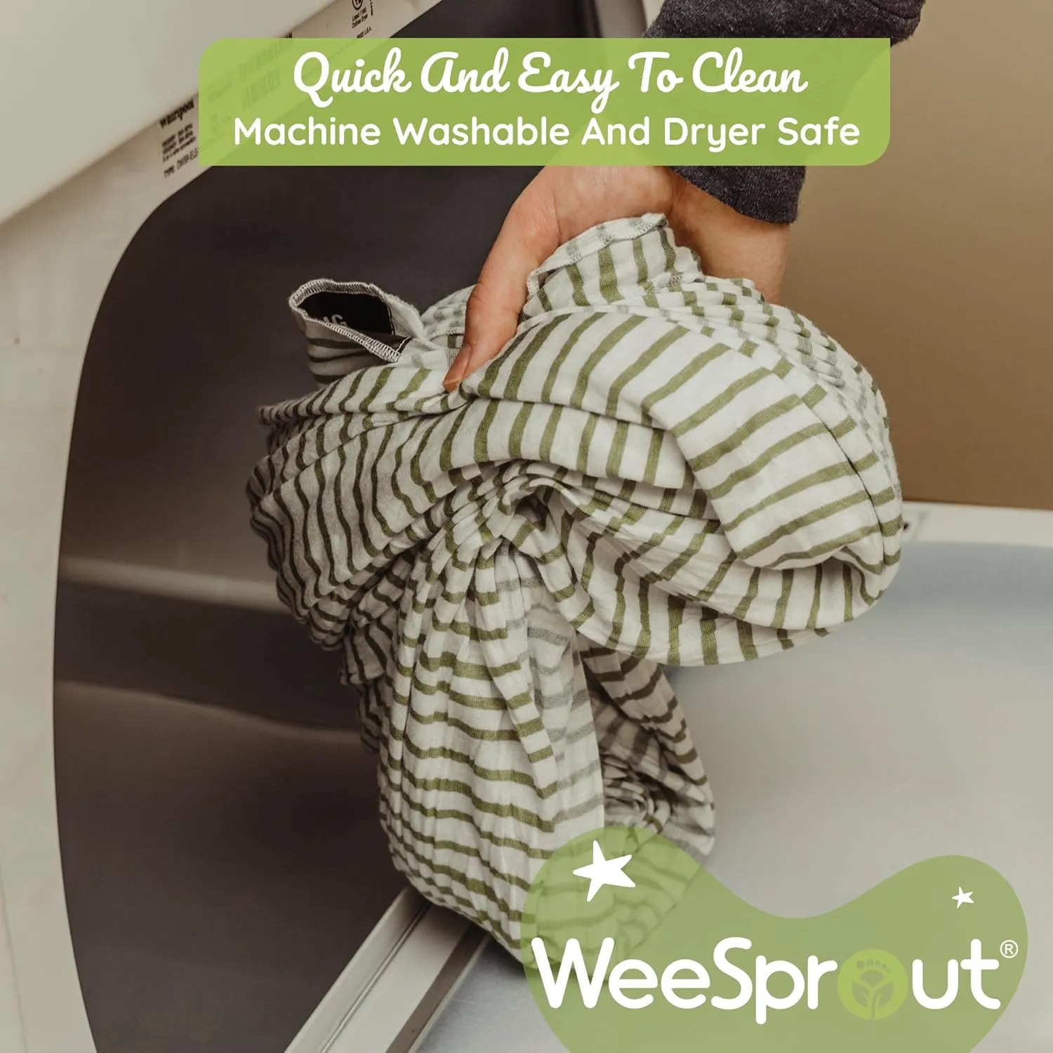 WeeSprout Baby Wrap Carrier - Perfect Baby Carrier Wrap Sling for Newborn and Infant, Enhances Baby Bonding, Soft and Breathable, Ideal for Babywearing