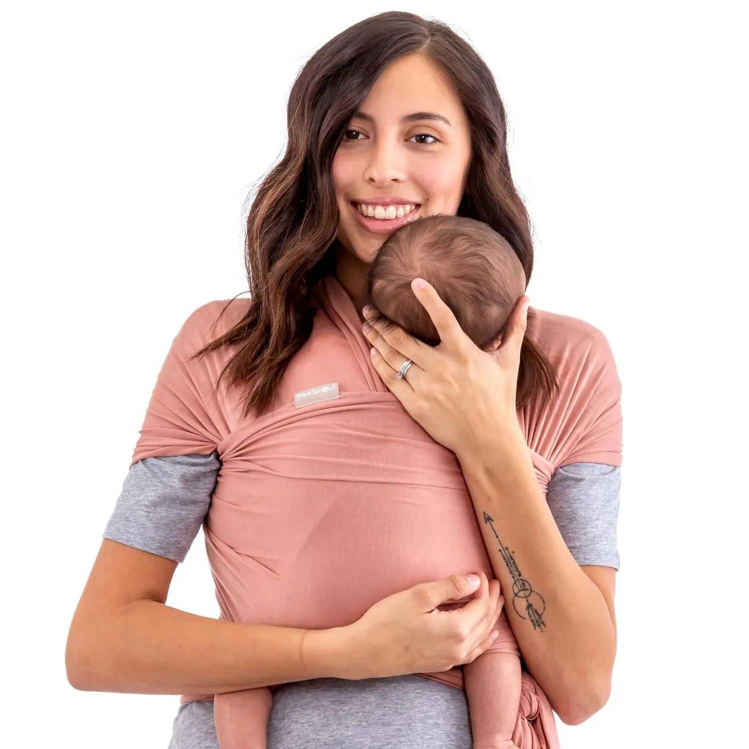 WeeSprout Baby Wraps Carrier - Perfect Child Sling for Newborn and Infant, Enhances Bonding, Soft and Breathable, Ideal for Babywearing