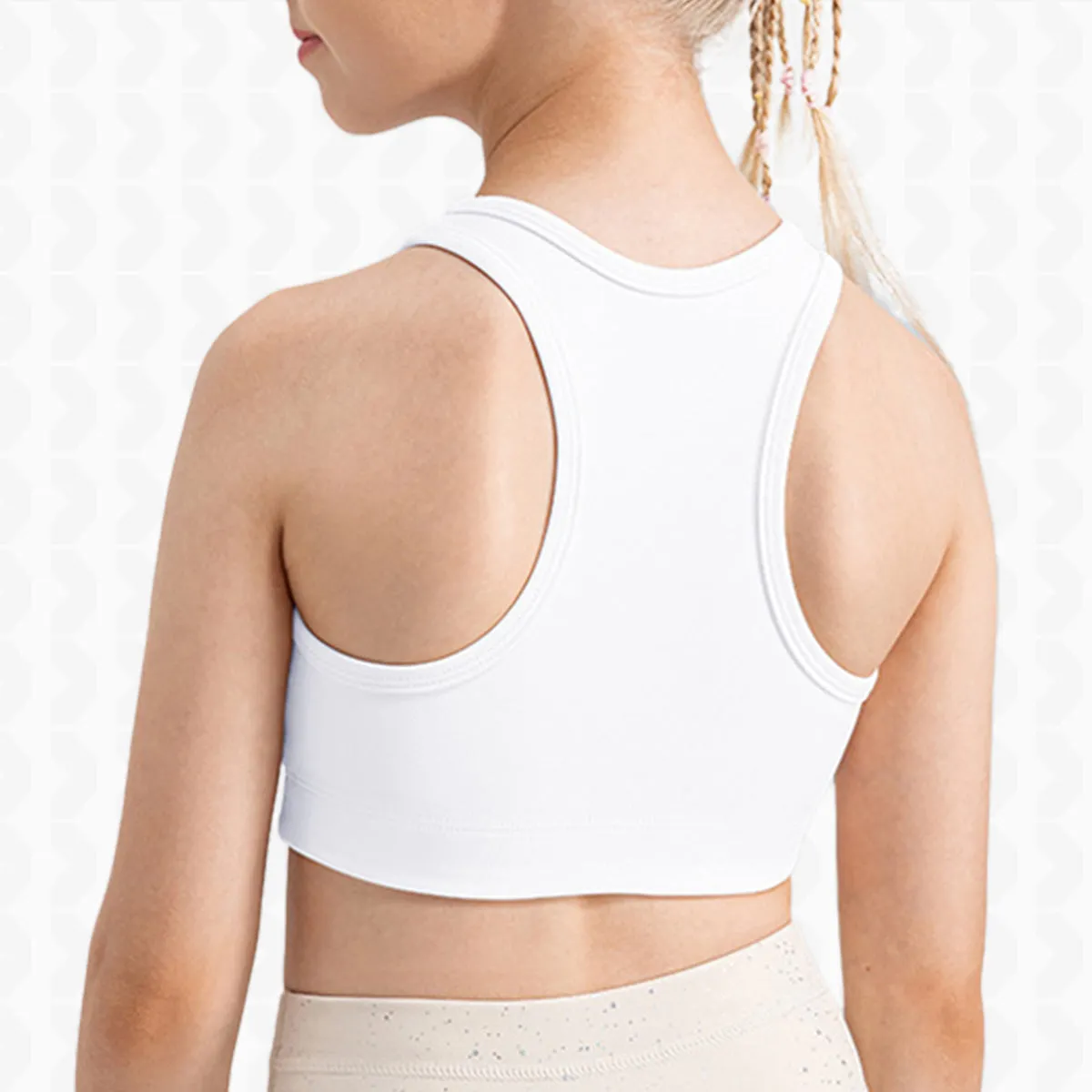White Kids Bra
