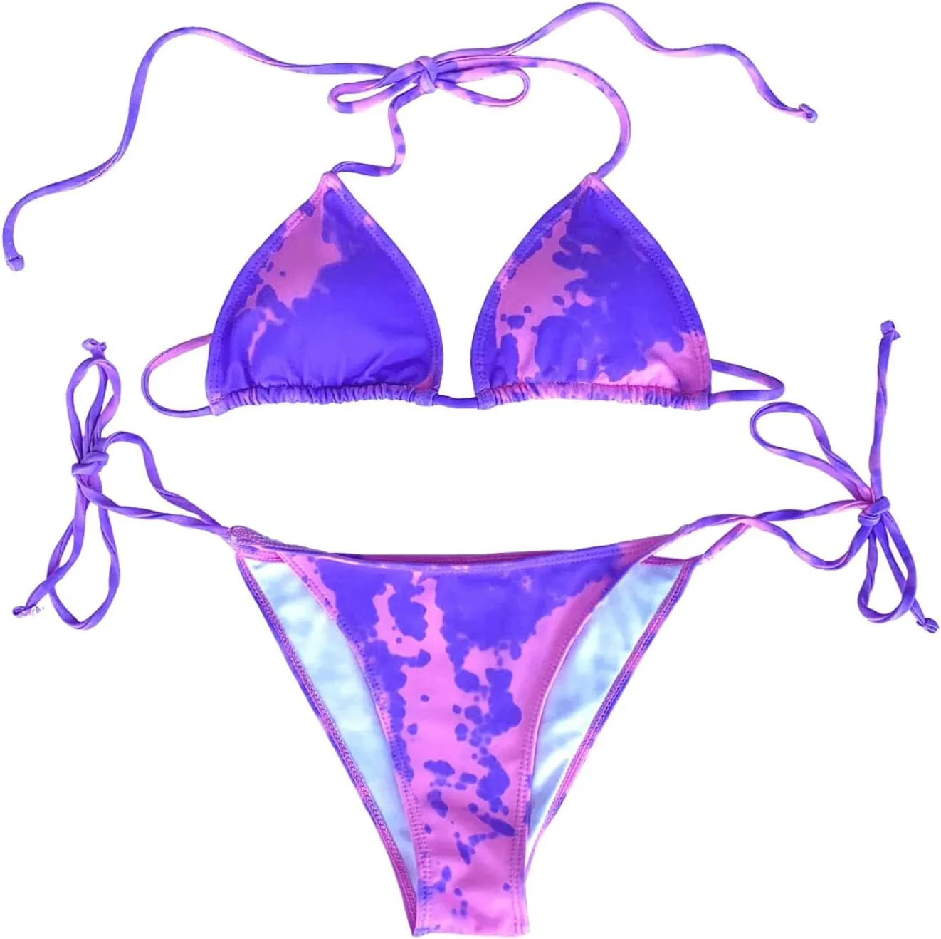 Women Color Changing String Tie Bikini