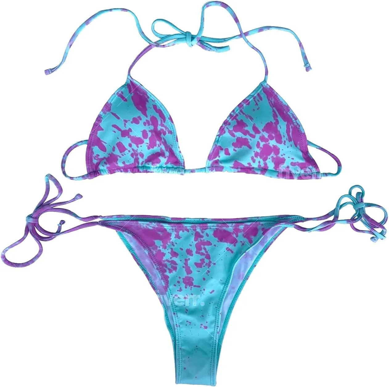 Women Color Changing String Tie Bikini