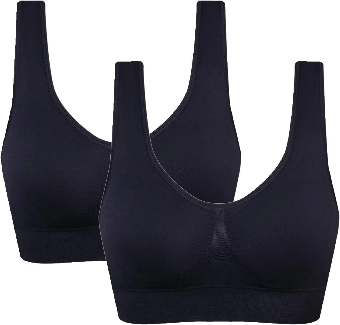 Women's Comfort Workout Sports Bra Low-Impact Activity Sleep Bras