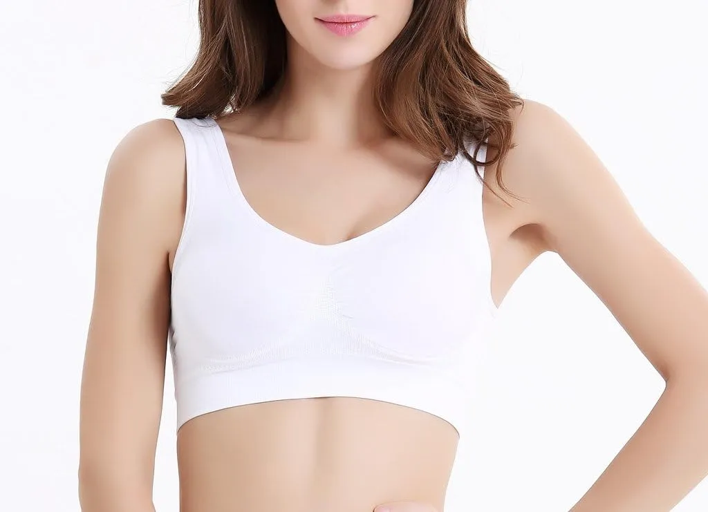 Women's Comfort Workout Sports Bra Low-Impact Activity Sleep Bras