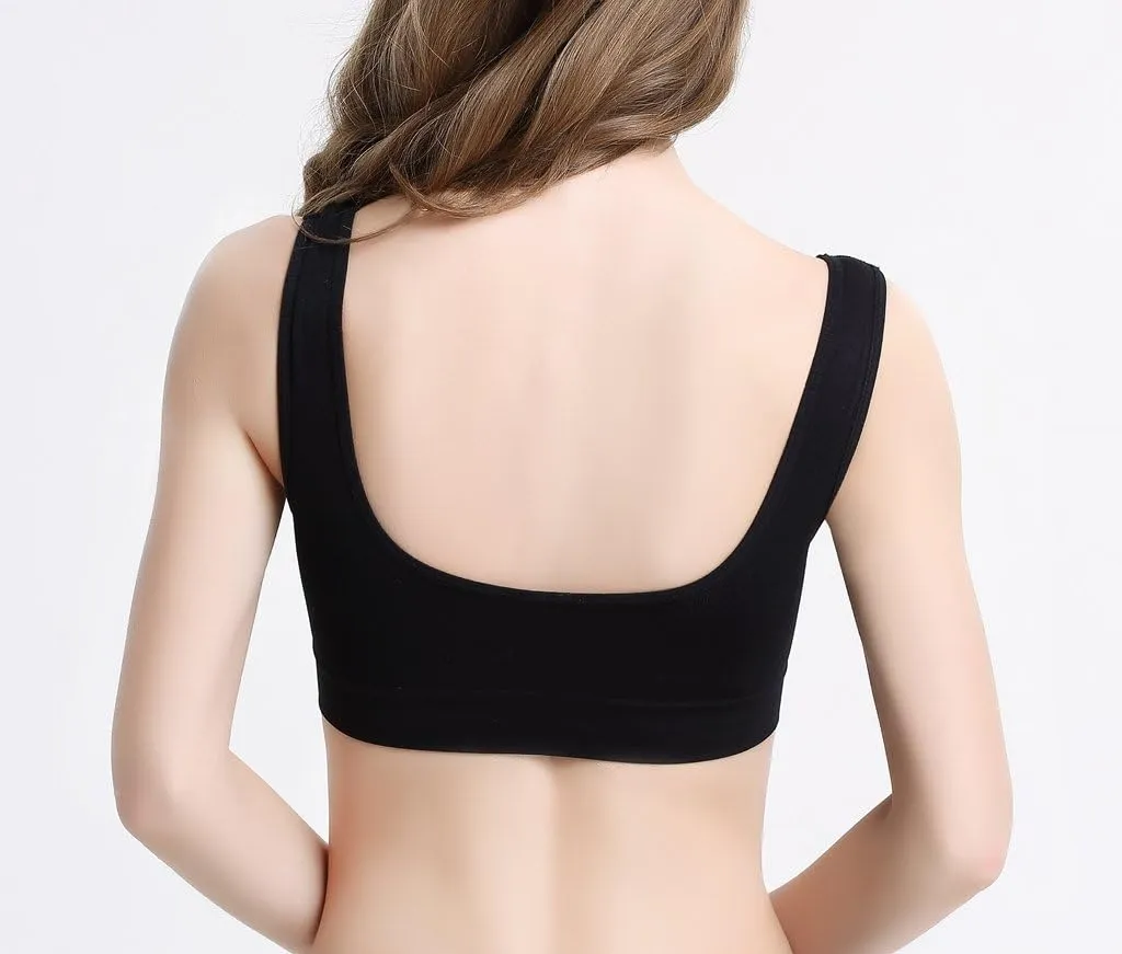 Women's Comfort Workout Sports Bra Low-Impact Activity Sleep Bras