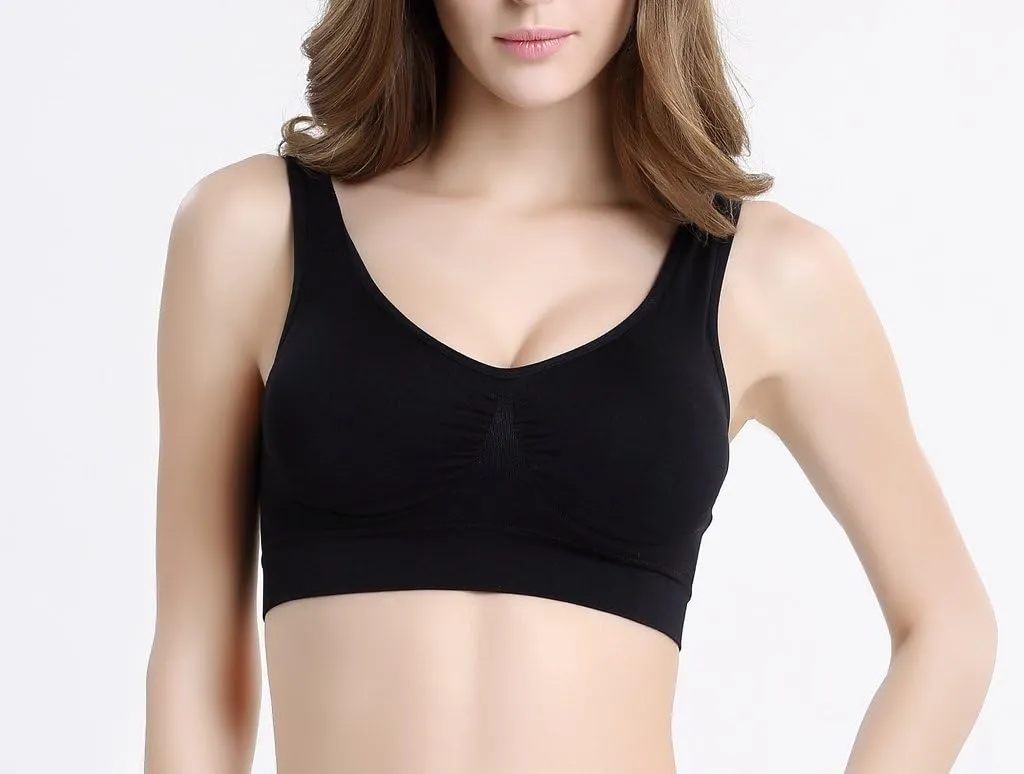 Women's Comfort Workout Sports Bra Low-Impact Activity Sleep Bras