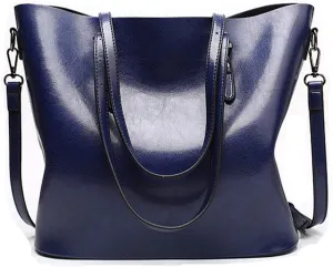 Women's PU Lychee One-shoulder Diagonal Bag Middle-aged and Elderly Mothers Tote