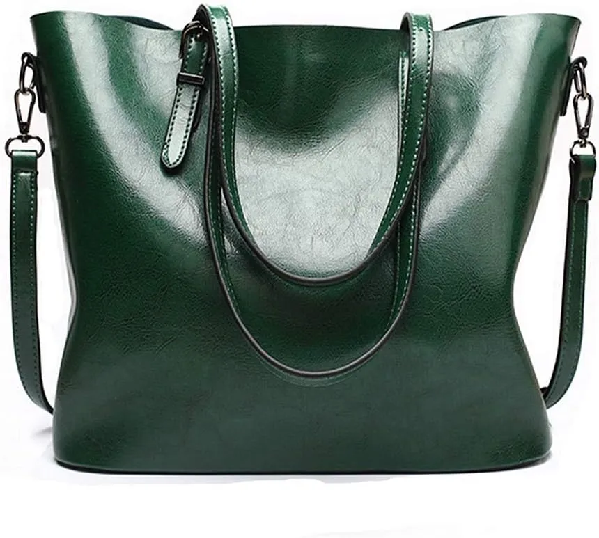 Women's PU Lychee One-shoulder Diagonal Bag Middle-aged and Elderly Mothers Tote