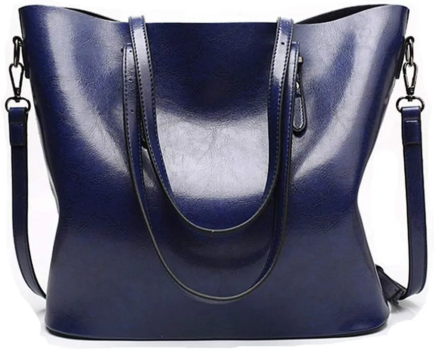 Women's PU Lychee One-shoulder Diagonal Bag Middle-aged and Elderly Mothers Tote