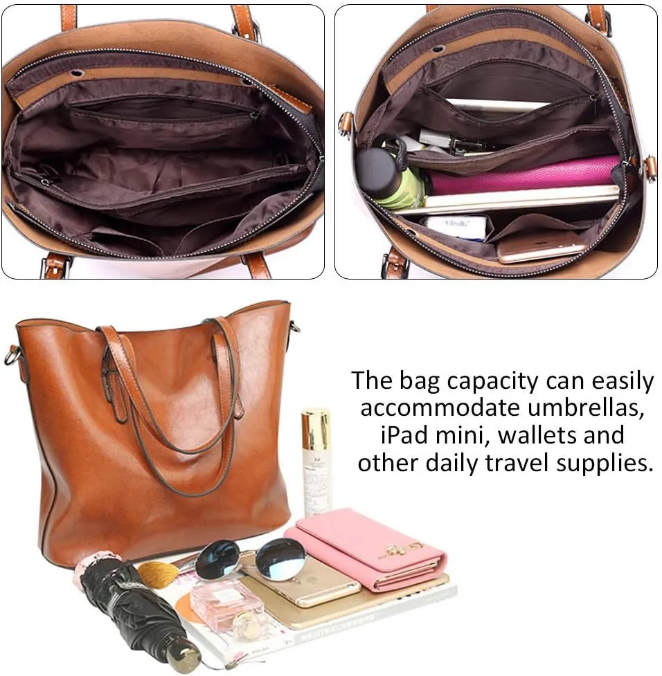 Women's PU Lychee One-shoulder Diagonal Bag Middle-aged and Elderly Mothers Tote