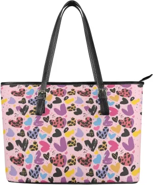 Women's Soft Faux Leather Tote Bag Casual Handbags and Purses for Travel