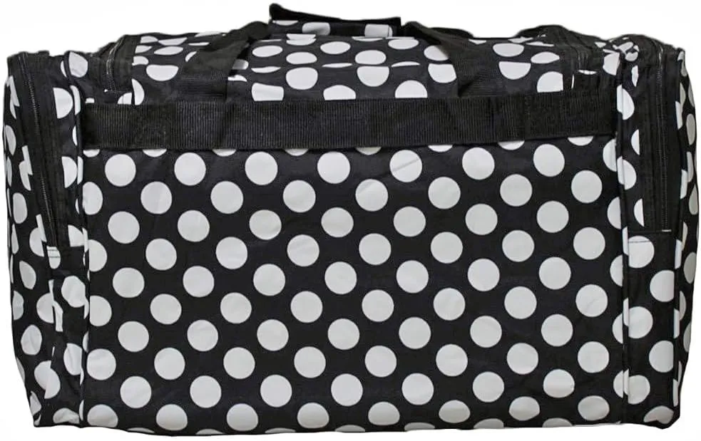 World Traveler Dots 22" Carry-On Duffel Bag – Lightweight, Durable Polyester with Adjustable Shoulder Strap