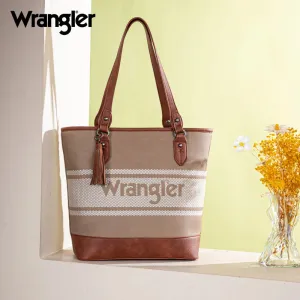 Wrangler Logo Canvas Tote