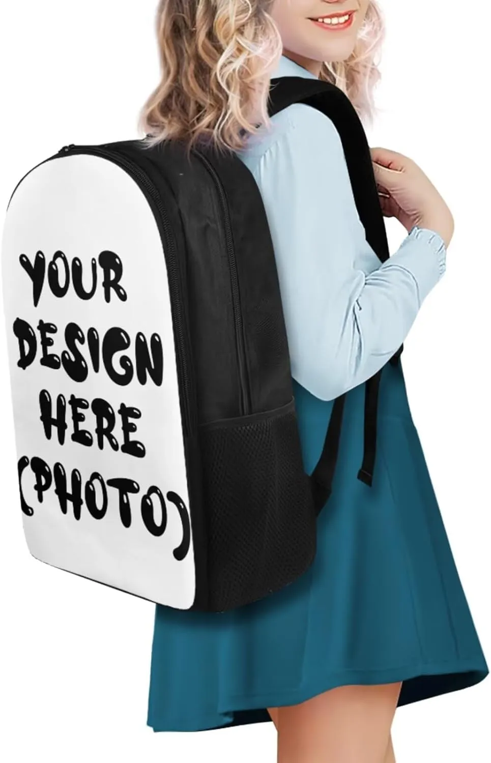 YEXIATODO Customized Kids School Supplies Backpack Set for 6-8 Years Teen Girls Boys School Book Bag with Lunch Box Pencil Case 4 in 1 for Elementary Middle Students Back Packs